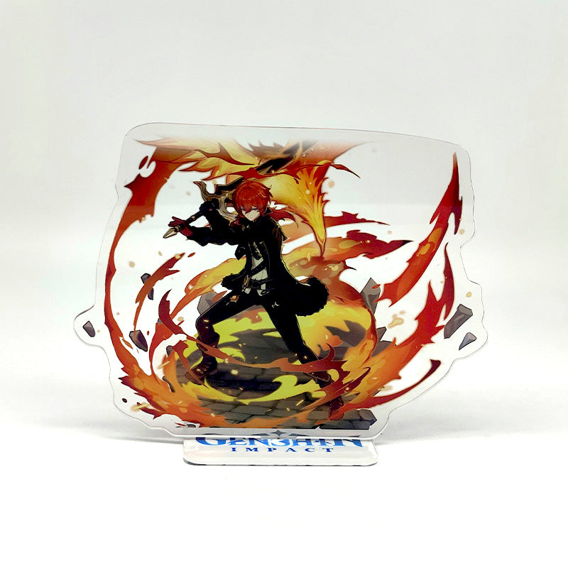 Figura Acrílica de Diluc de Genshin Impact