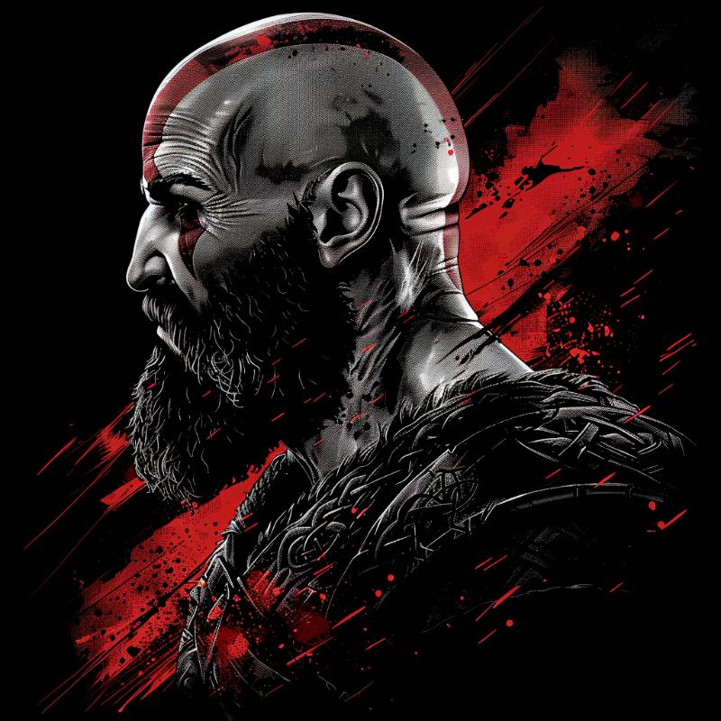 Camiseta Kratos God of War Ragnarok