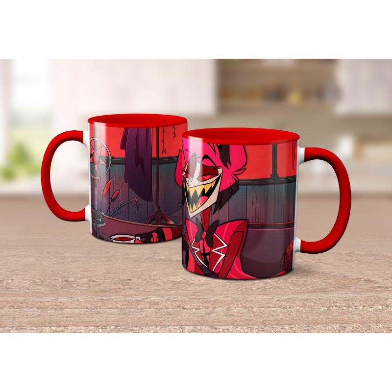 Caneca de Alastor Hazbin Hotel