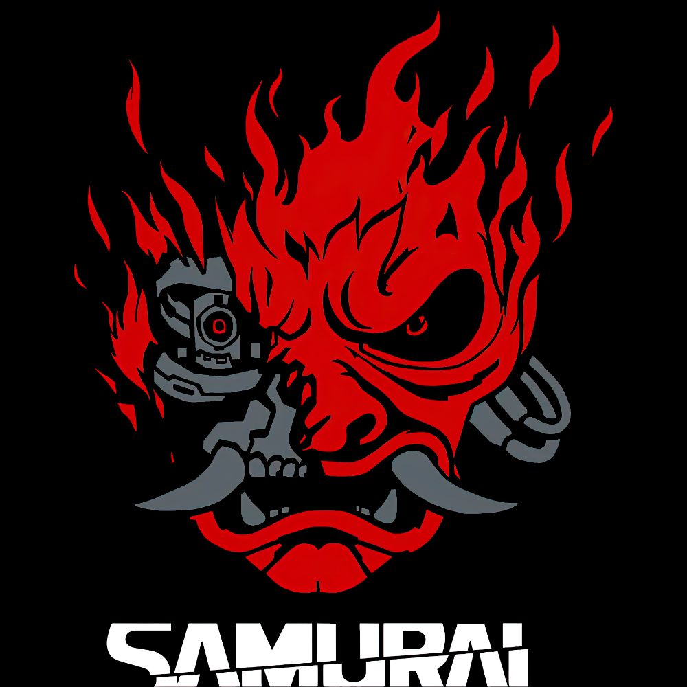 T-shirt Samurai Cyberpunk