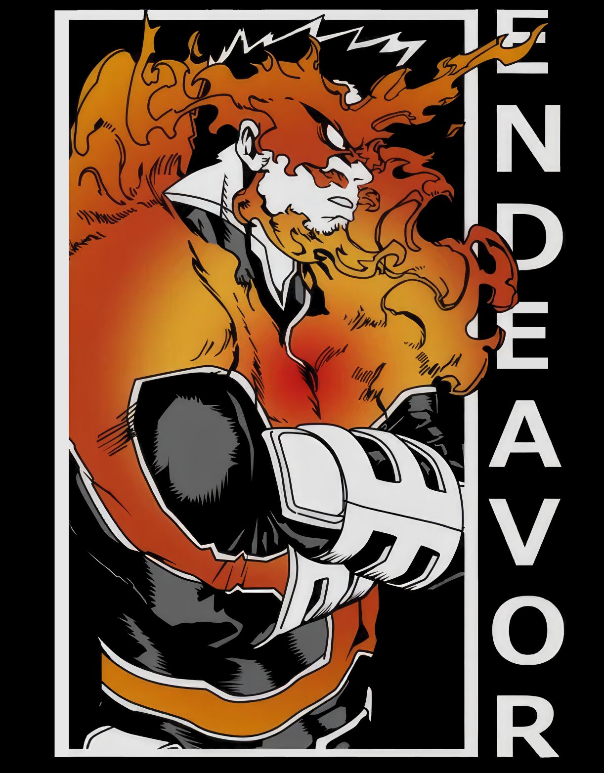 Camiseta Endeavor Boku no Hero Academia (My Hero Academia)