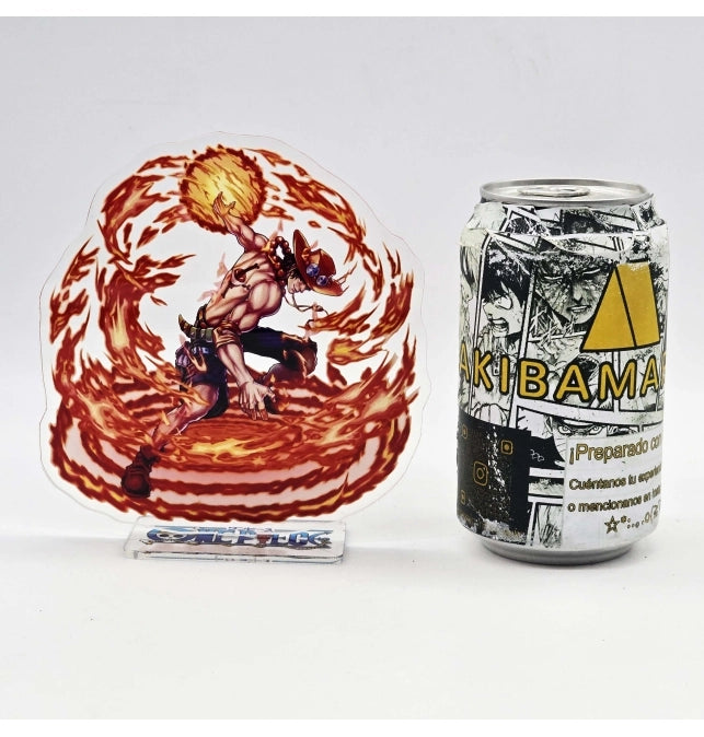 Figura Acrílica Portgas D. Ace de One Piece (Foil)