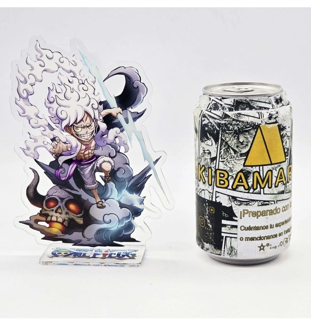 Figura Acrílica Monkey D. Luffy Gear 5 de One Piece (Foil)