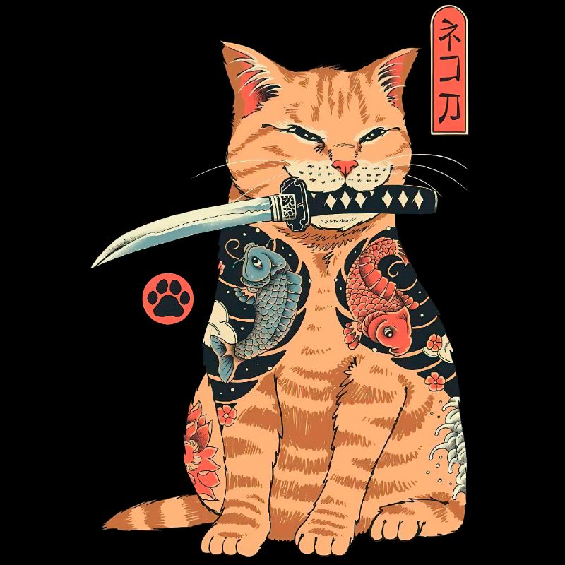 Camiseta Gato Yakuza