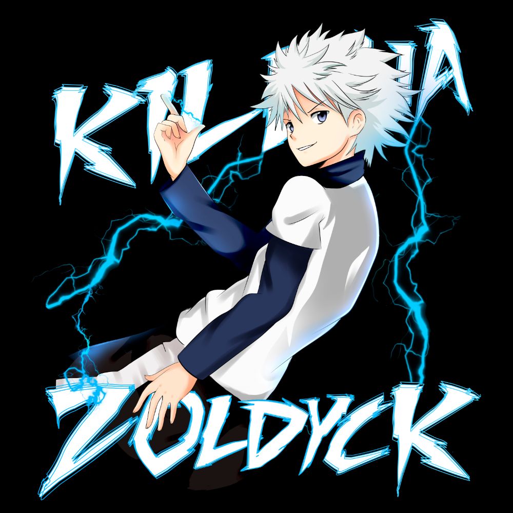 T-shirt Killua Zoldick de Hunter X Hunter (art by us)