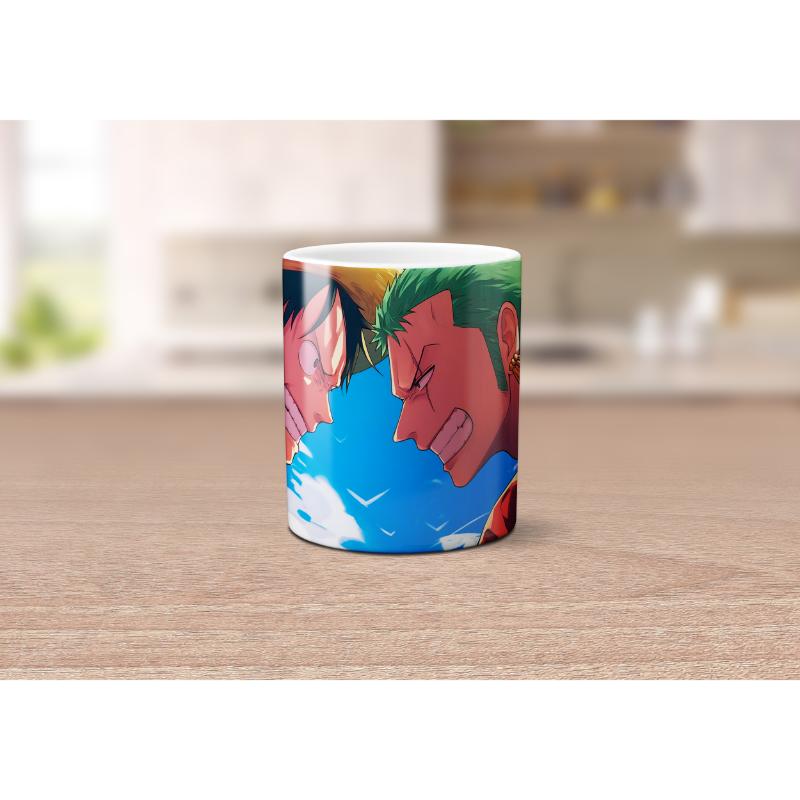 Taza Luffy vs Zoro One Piece