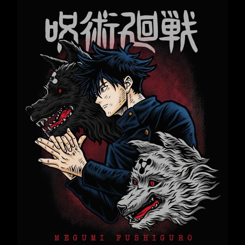 Camiseta Megumi Fushiguro Jujutsu Kaisen