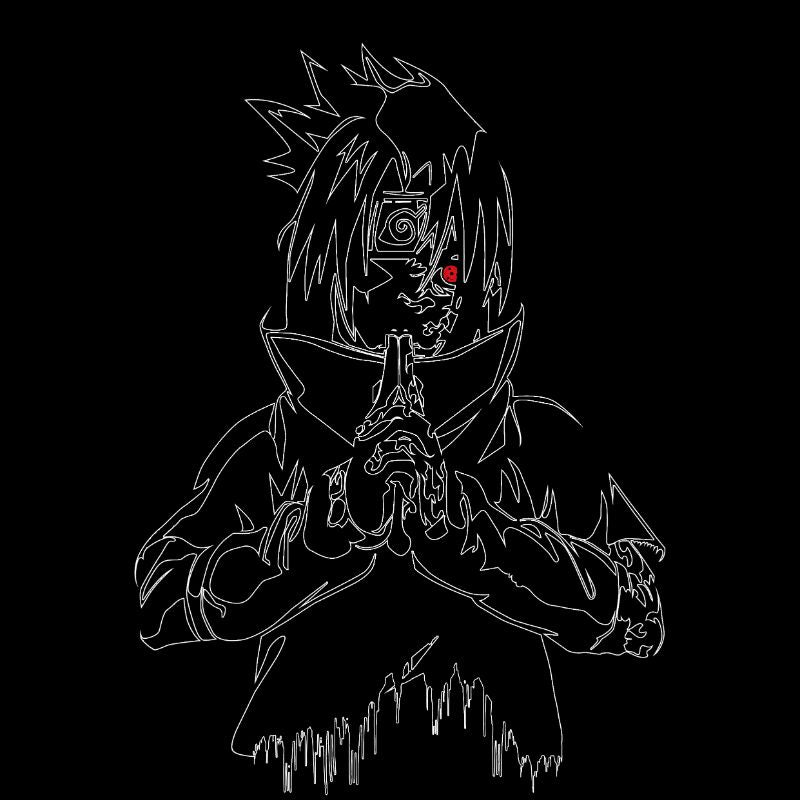 Camiseta Sasuke Uchiha de Naruto Deluxe Edition