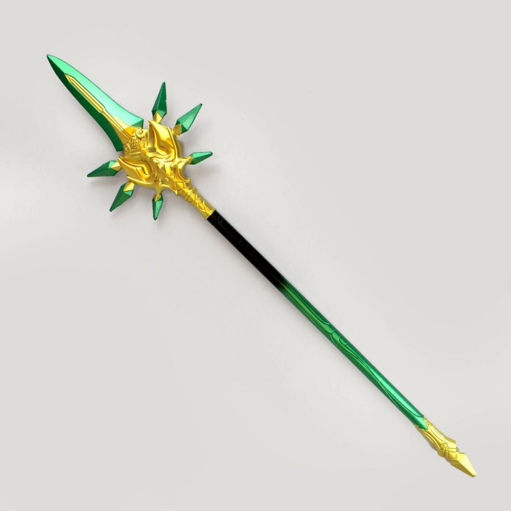 Réplica Lanza Halcón de Jade de Genshin Impact