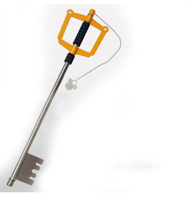 Réplica Metal llave espada Cadena del Reino Kingdom Hearts