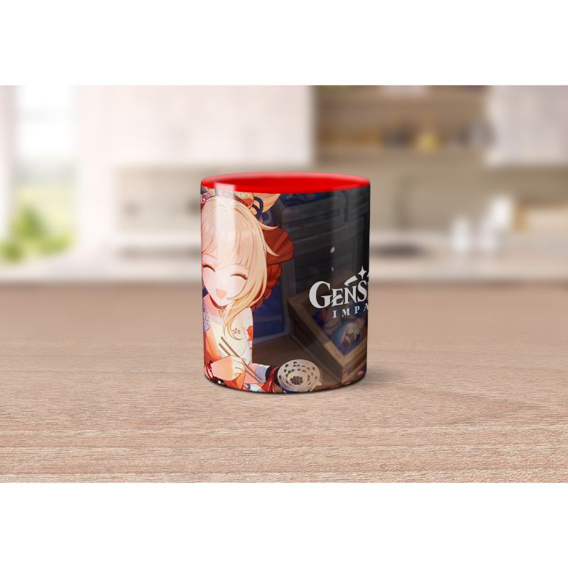 Taza de Yoimiya de Genshin Impact