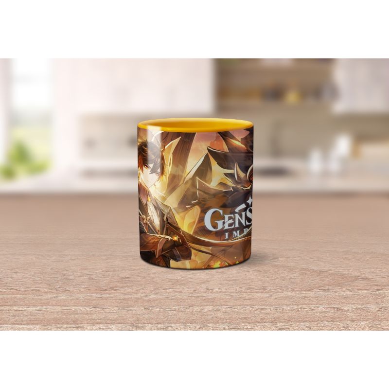 Caneca do Zhongli do Genshin Impact