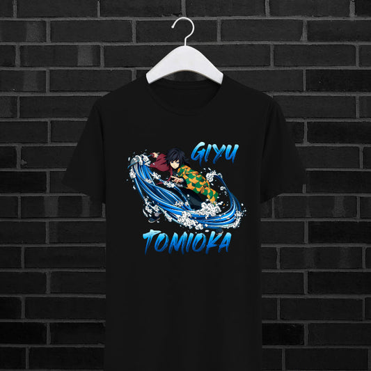 Camiseta de Kimetsu no Yaiba Giyu Tomioka