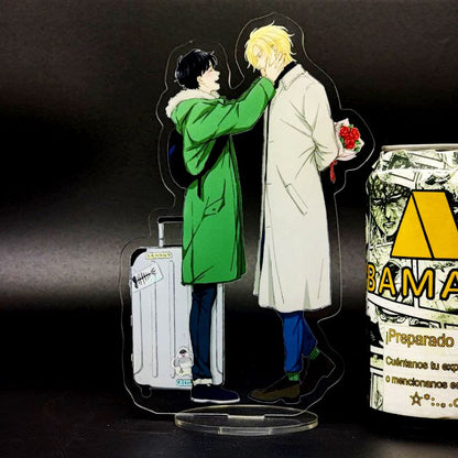 Figura Acrílica de Ash Lynx y Eiji Okumura de Banana Fish