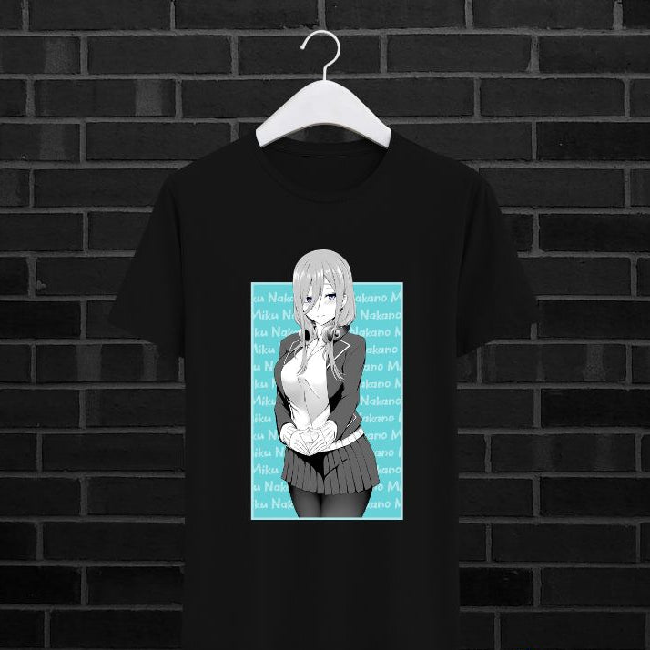 T-shirt Miku Nakano de Gotoubun no Hanayome