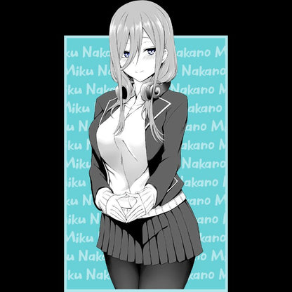 T-shirt Miku Nakano de Gotoubun no Hanayome