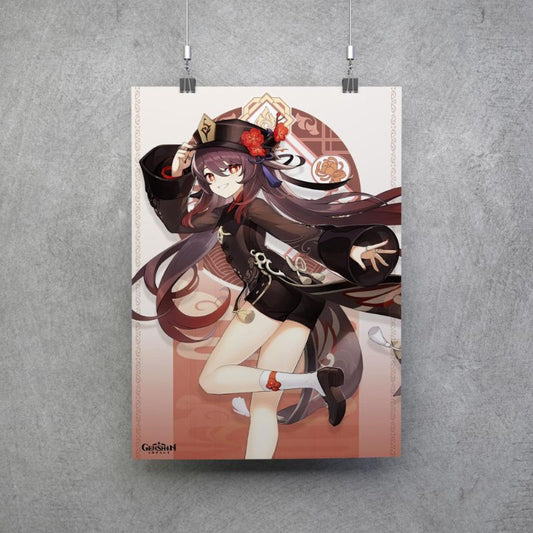 Póster Hu Tao Genshin Impact