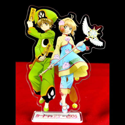 Figura Acrílica de Sakura Kinomoto y Shaoran Li Sakura Card Captor