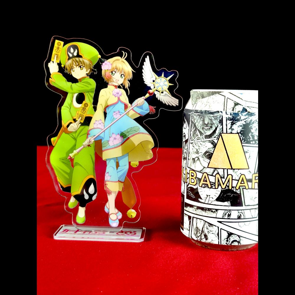 Figura Acrílica de Sakura Kinomoto y Shaoran Li Sakura Card Captor