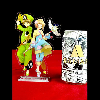 Figura Acrílica de Sakura Kinomoto y Shaoran Li Sakura Card Captor