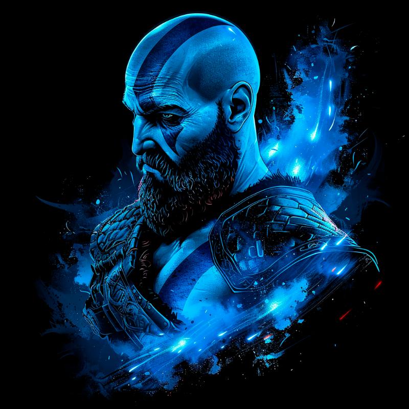 Camiseta Kratos God of War Ragnarok ver.2