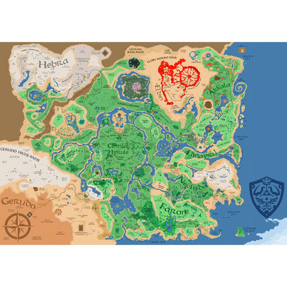 Poster mapa de Elden Ring