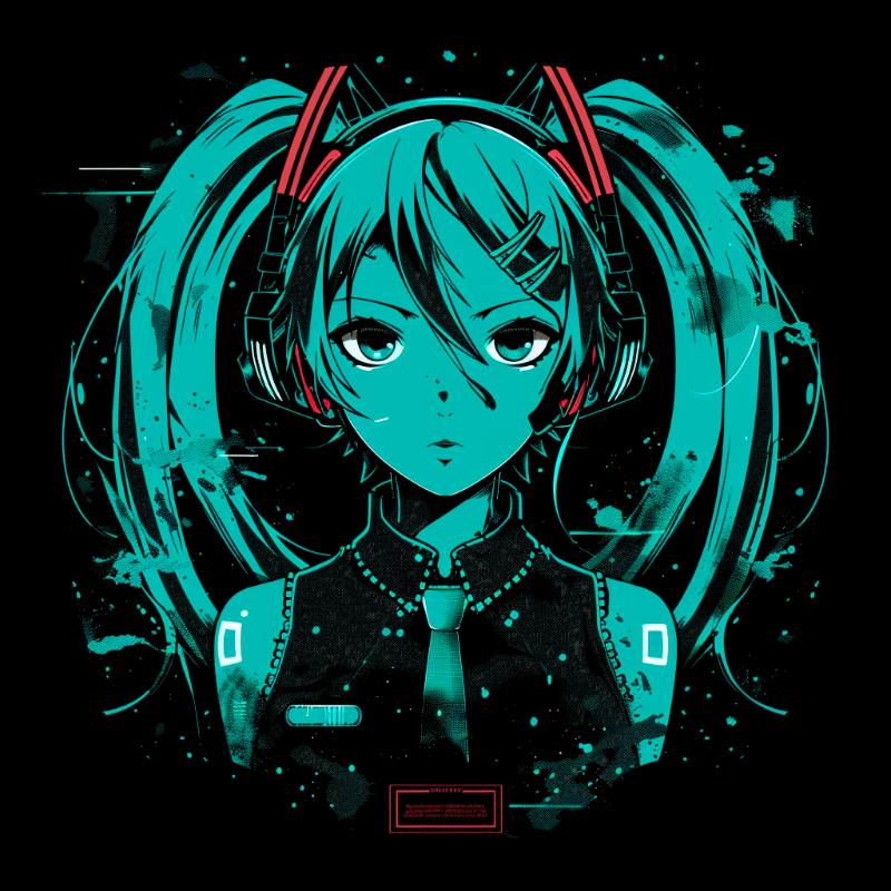 Camiseta Hatsune Miku ver.5