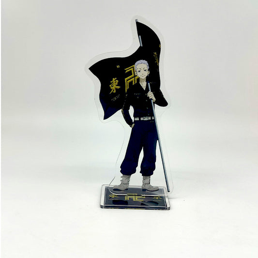 Figura Acrílica de Mitsuya con uniforme de Tokyo Revengers