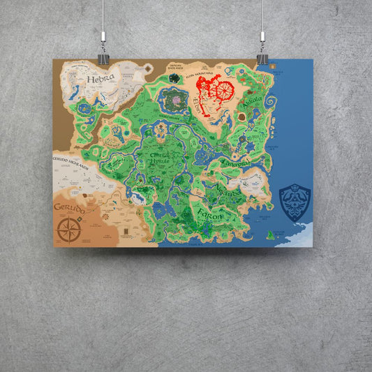 Poster de Hyrule The Legend of Zelda