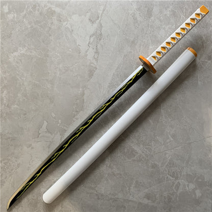 Réplica Espada Katana Zenitsu Agatsuma Kimetsu no Yaiba