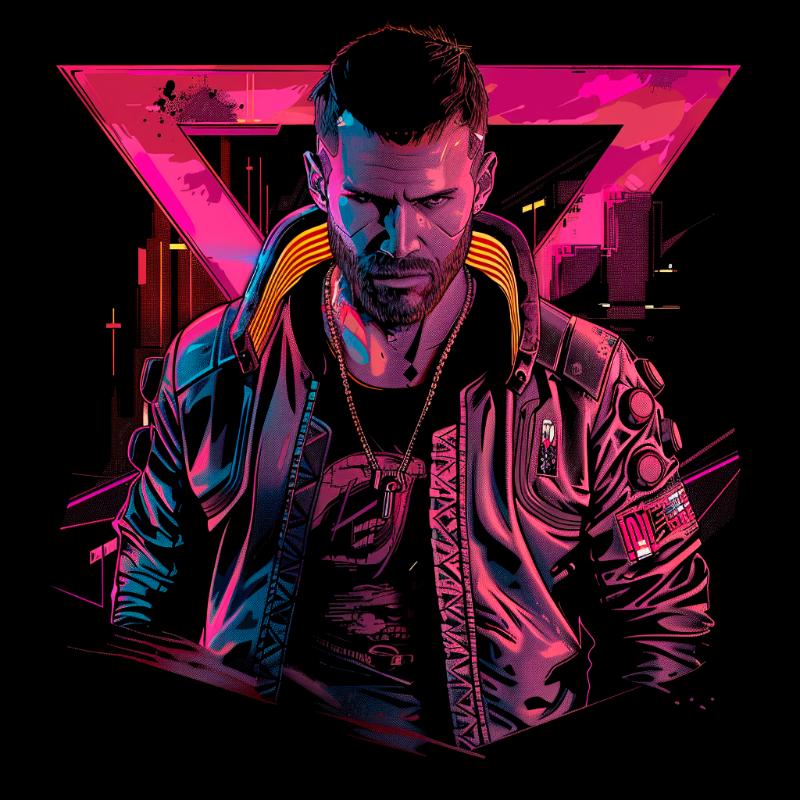 Camiseta V Cyberpunk