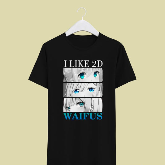 Camiseta I like Waifus ( Art by Us)