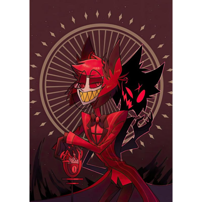 Póster Lúcifer Estrela da Manhã Hazbin Hotel ver.2