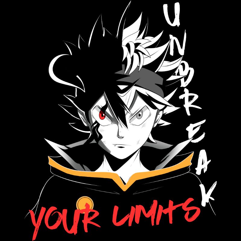 Camiseta Asta de Black Clover (design by us)