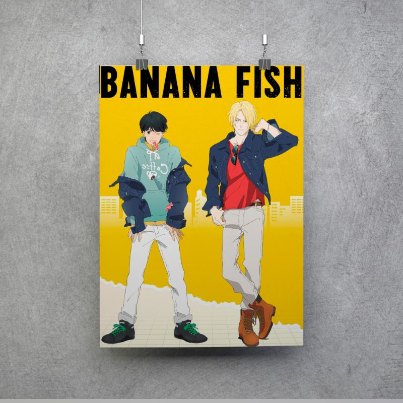 Poster Eiji y Ash – Banana Fish ver 2