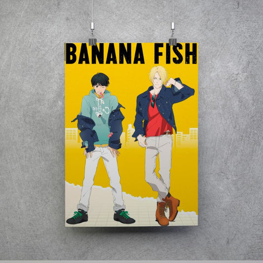 Poster Eiji y Ash – Banana Fish ver 2