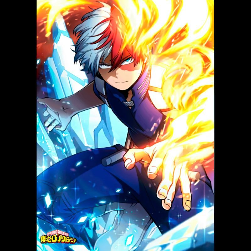 Póster Izuku Midoriya de Boku no Hero v2