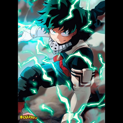 Póster Izuku Midoriya de Boku no Hero v2