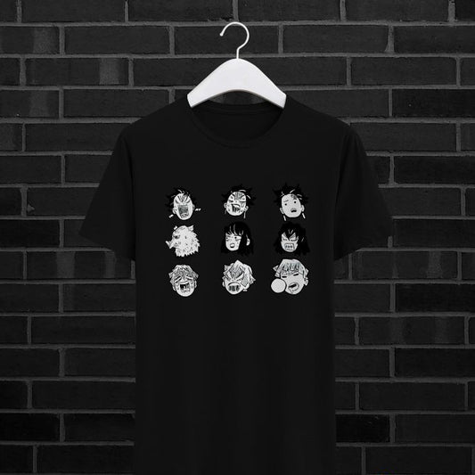 Camiseta Kimetsu no Yaiba 9 caras