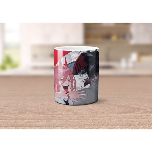 Taza Power y Denji Chainsaw Man