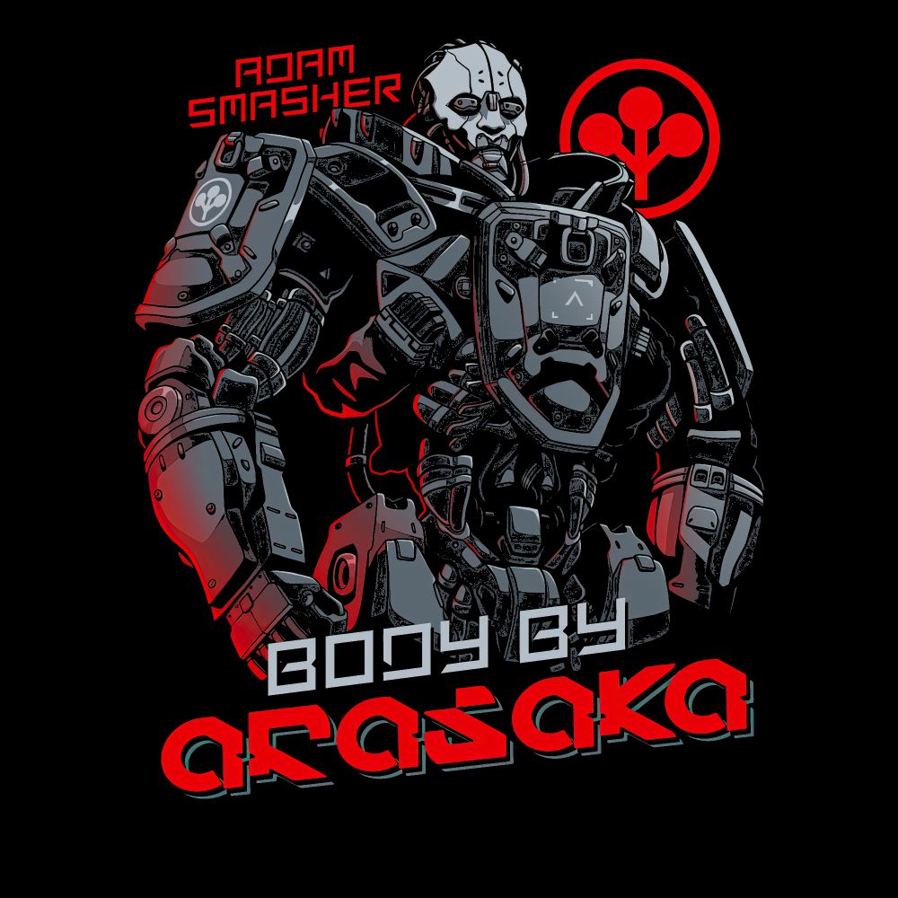 Camiseta Adam Smasher Cyberpunk
