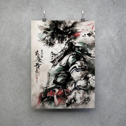 Poster Izuku Midoriya de Boku no Hero ver.3