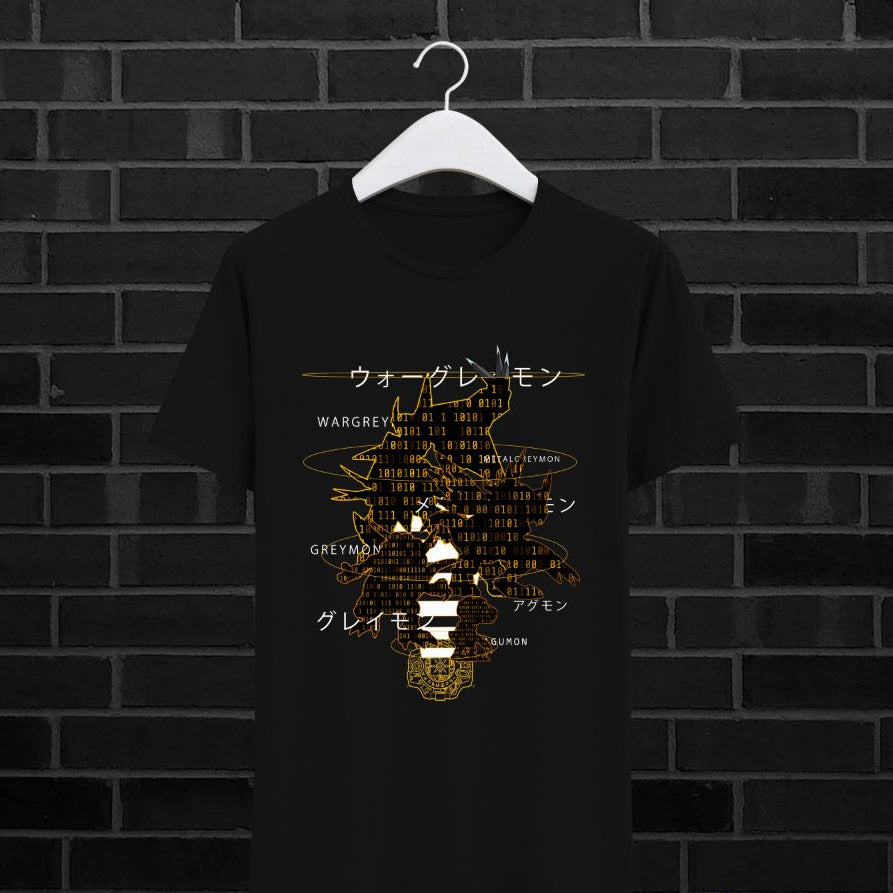 T-shirt Digimon Coragem (Design by us)