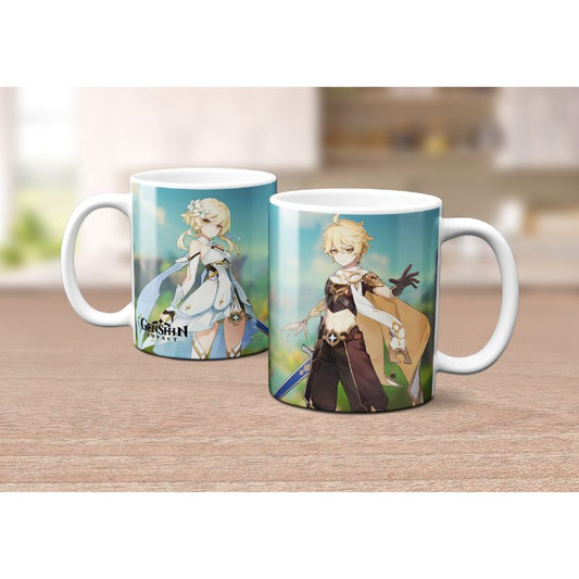 Caneca de Éter e Lumine de Genshin Impact