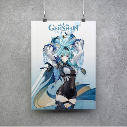 Poster Eula Lawrence - Genshin Impact