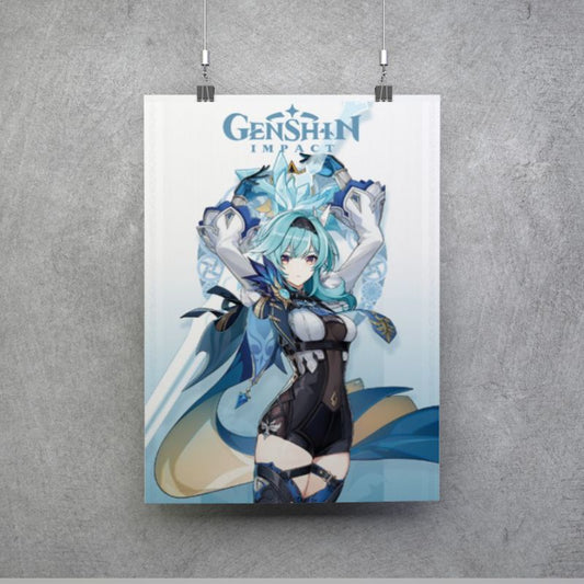Poster Eula Lawrence - Genshin Impact