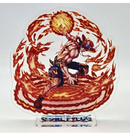 Figura Acrílica Portgas D. Ace de One Piece (Foil)