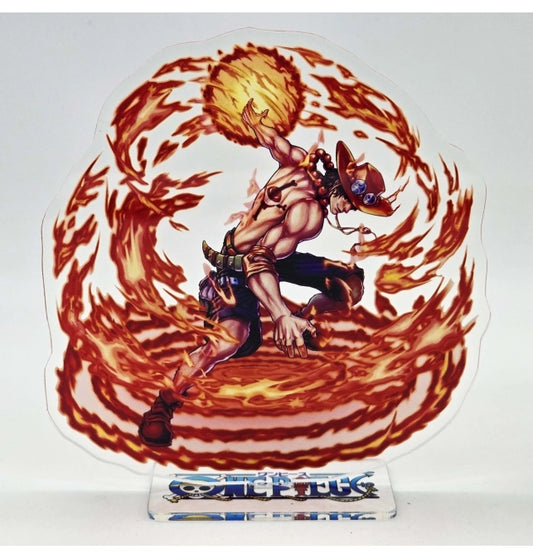 Figura Acrílica Portgas D. Ace de One Piece (Foil)