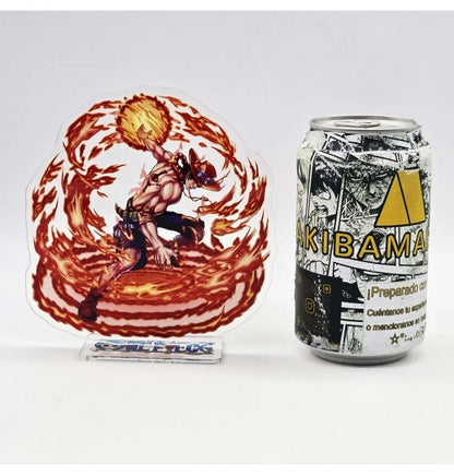 Figura Acrílica Portgas D. Ace de One Piece (Foil)