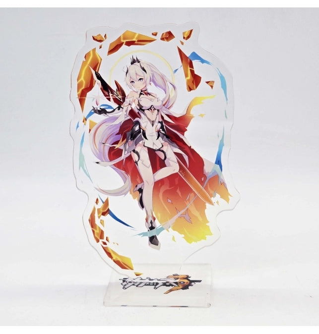 Figura Acrílica Kiana Kaslana Herrscher of Flamescion de Honaki Impact 3rd (Foil)